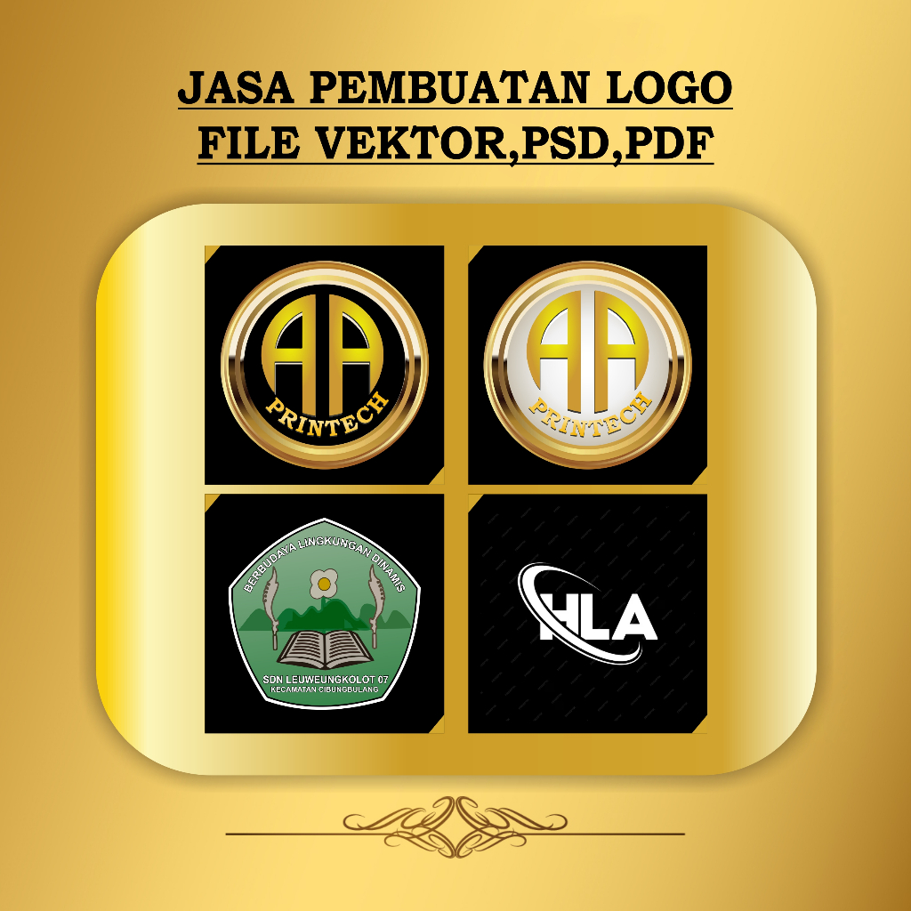 JASA PEMBUATAN LOGO BISNIS, SEKOLAH, KOMUNITAS, DLL