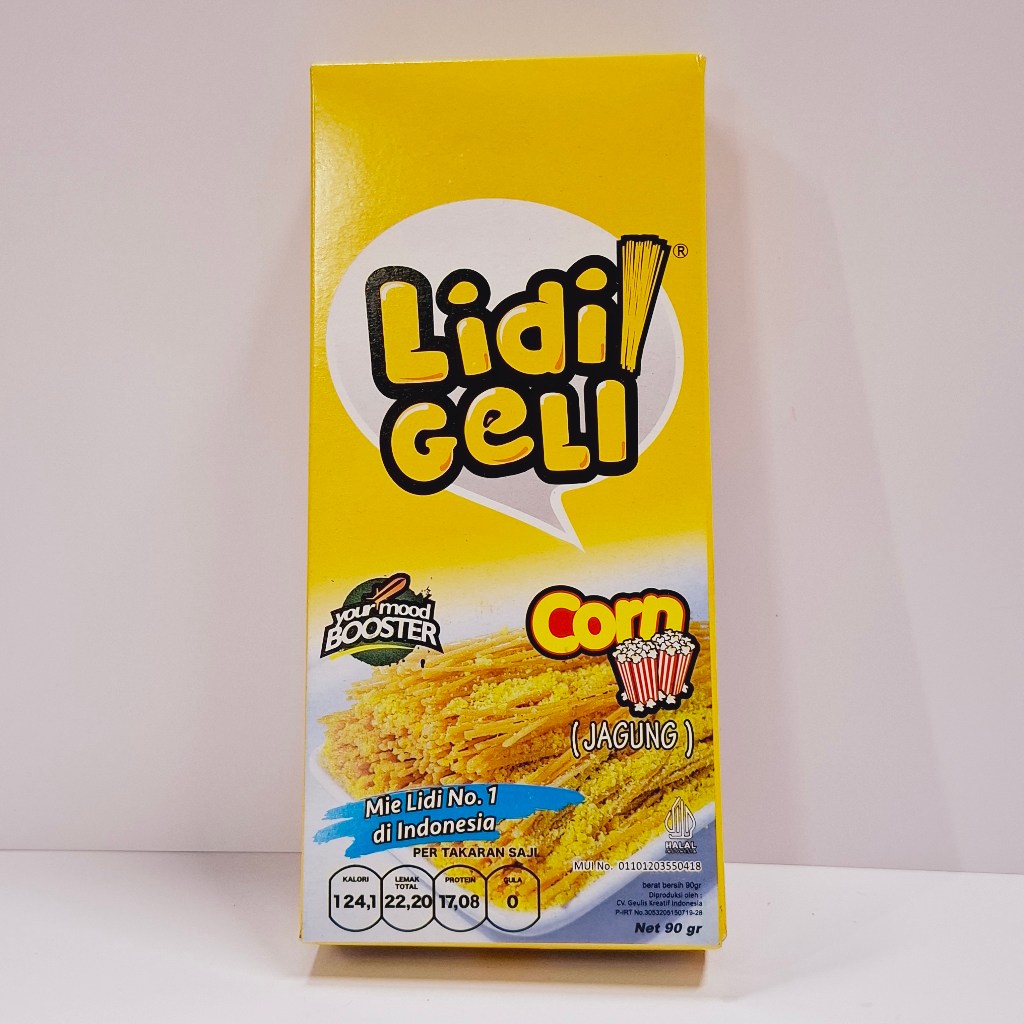 

(Lidi Geli) Mie Lidi Rasa SWEET CORN 90gr