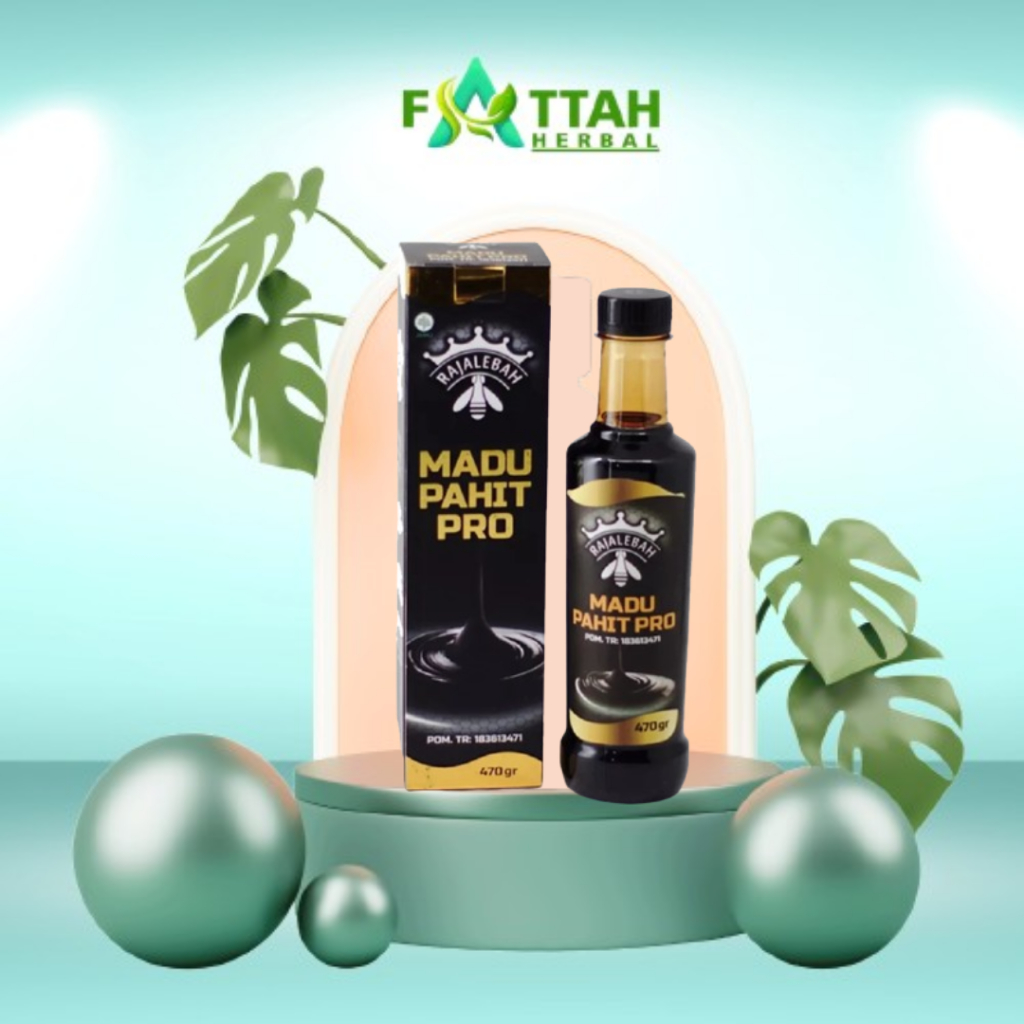 

Madu Hitam Pahit Pro 470 gr Raja Lebah plus Propolis POM BPOM Asli 100% Original