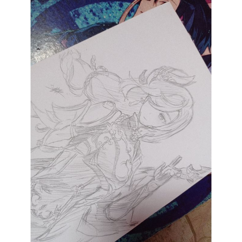 

Sketsa Shenhe Genshin Impact A5