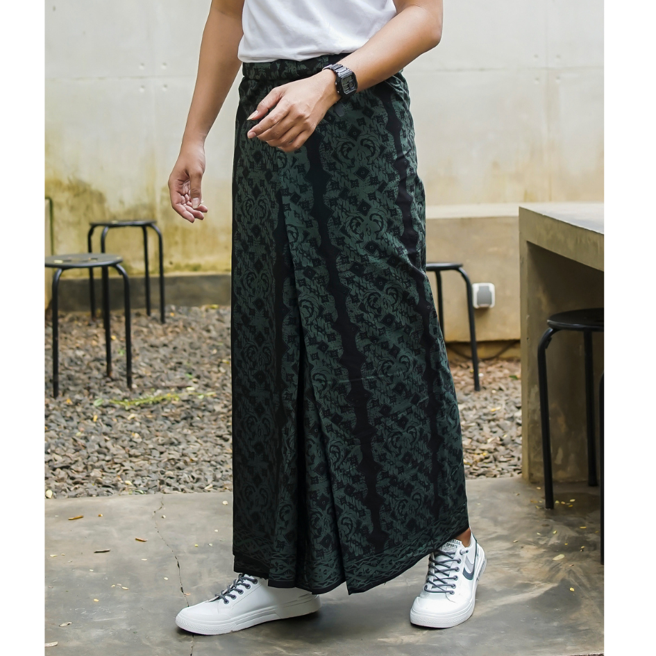 Sarung Batik Ashima BestSeller hijau army