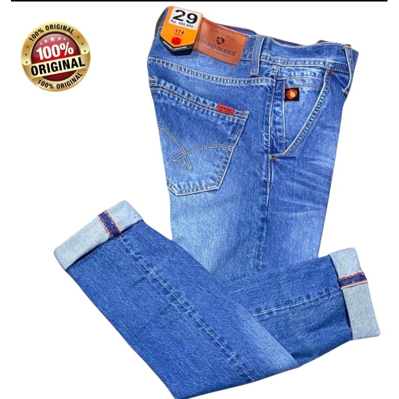 CELANA PANJANG FASHION PRIA XHUGO BLESS DENIM REGULER FIT