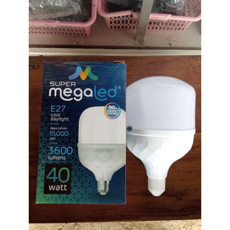 Megaled Daylight E27 Cool Light 40 Watt