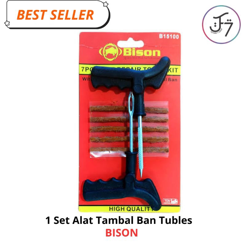 Alat Tambal Ban Tubless , 1 set alat tambal ban tubles , hendel tambal ban tubles dan lem tambal ban