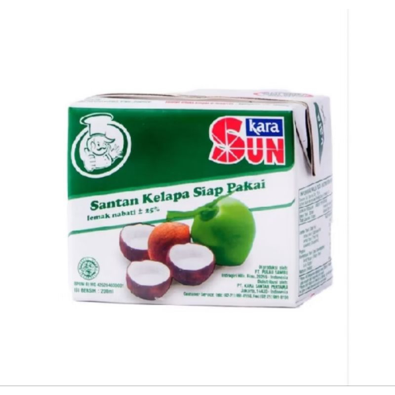 

SUN KARA 200 ML (SANTAN KARA SIAP PAKAI)