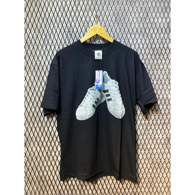 Kaos Oversize Sepatu Adidas Pria Wanita