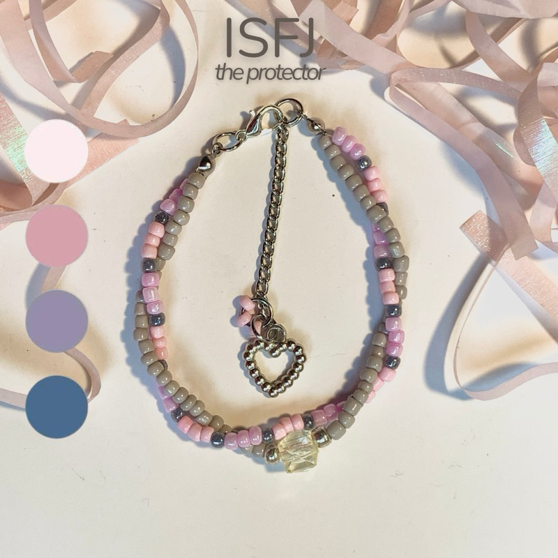 {l.vincta} MBTI THEME BRACELET Part 2 Gelang Unik Limited Edition Gelang MBTI Personality INTJ INFJ 