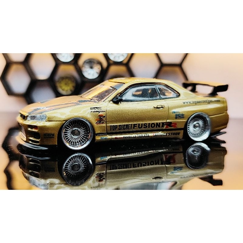 Mini GT Nissan Skyline GT-R (R34) Top Secret