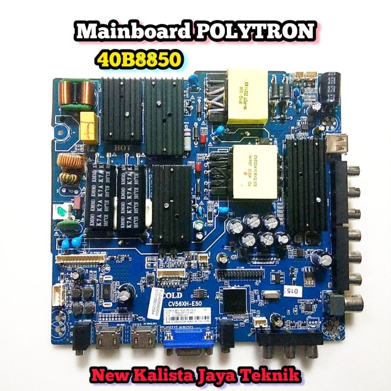 MAINBOARD TV POLYTRON PLD 40B8850W ORIGINAL CV56XH-E50 MB POLYTRON 40B8850 MOTHERBOARD TV PLD40B8850