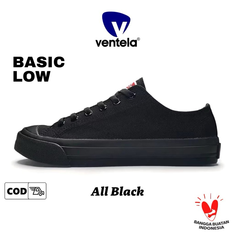 Ventela Basic Low All Black [ORIGINAL]