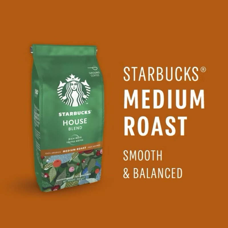 

STARBUCKS® Medium Roast bubuk 200gr