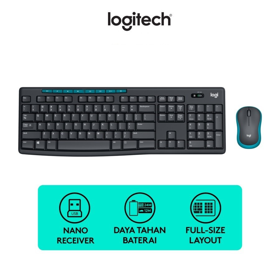 Logitech MK275 Wireless Keyboard Mouse Combo