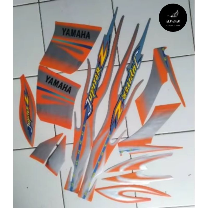 STICKER Striping YAMAHA JUPITER Z cw 2005 Orange