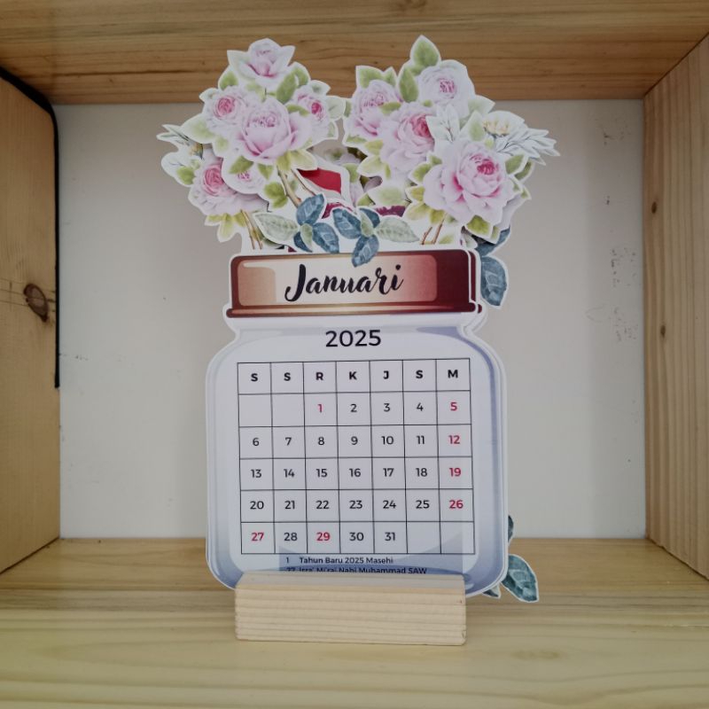 

Kalender Meja Estetik 2025