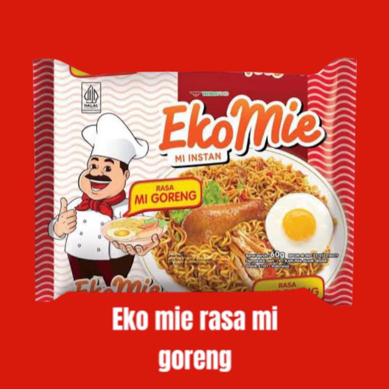 

ekomie goreng eko mie rasa mi goreng 1 bungkus 60 gram