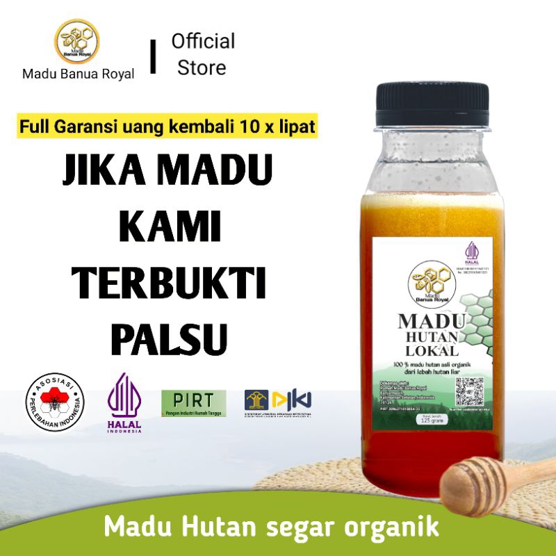 

MADU BANUA ROYAL | MADU HUTAN LOKAL KALIMANTAN | 100% MADU ASLI | 125 GRAM