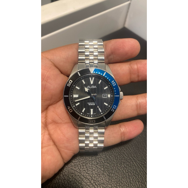 ALBA 3N0250 / Jam Tangan ALBA / Diver style watch / ORI / Masih Garansi / Bonus