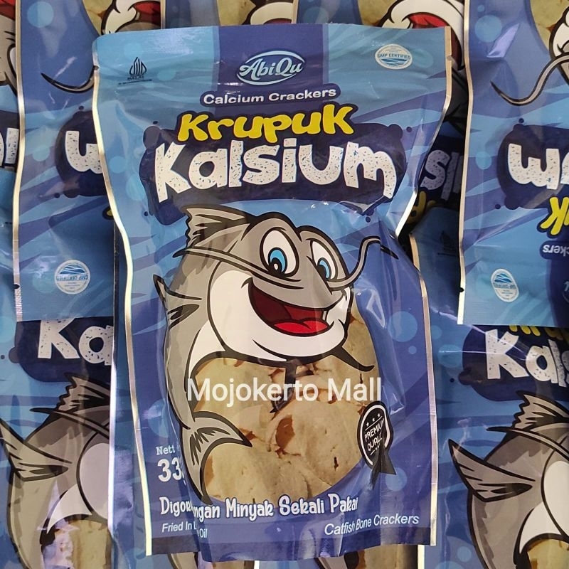 

Krupuk Kalsium Abiqu Kerupuk Tulang Ikan Lele Cemilan Bayi MPASI non MSG