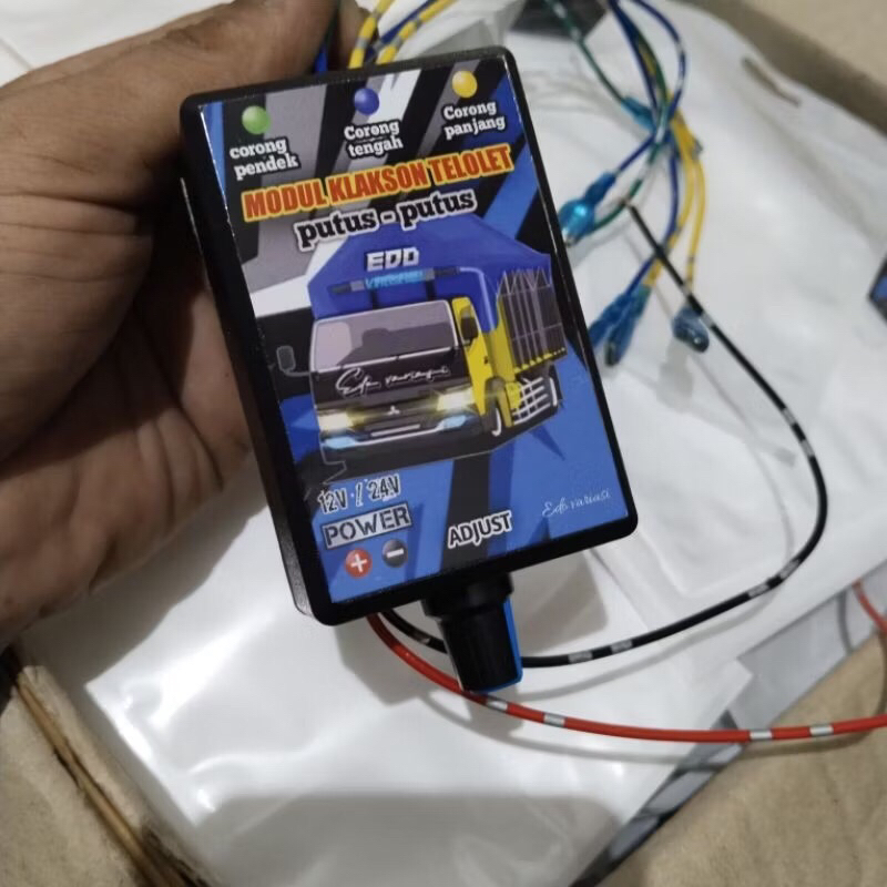 Modul Putus Putus Klakson  Telolet 3 Corong ala Marco Italy 12/24Volt