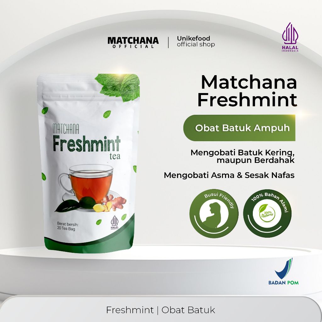 

Teh Obat Batuk Herbal Ibu dan Anak Freshmint Mengobati Penyakit ISPA Aman Sudah Bpom