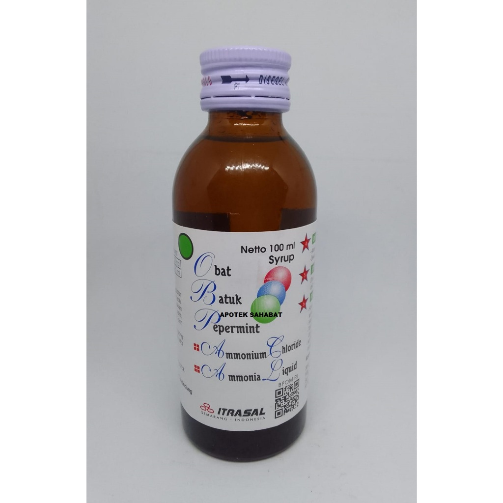 OBP OBAT BATUK PAPPERMINT 100 ML BATUK BERDAHAK