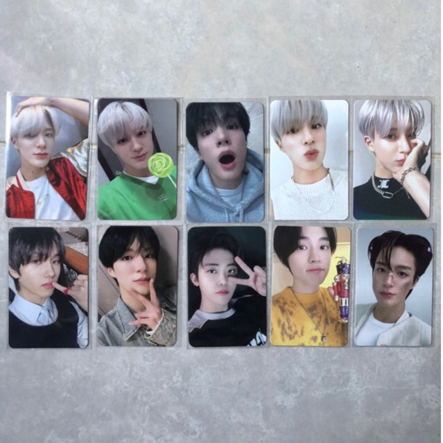 (BACA DESKRIPSI) PC OFFICIAL NCT JENO MANGAP, SG24 TOPANG DAGU POUT, PC JAEMIN CHENLE