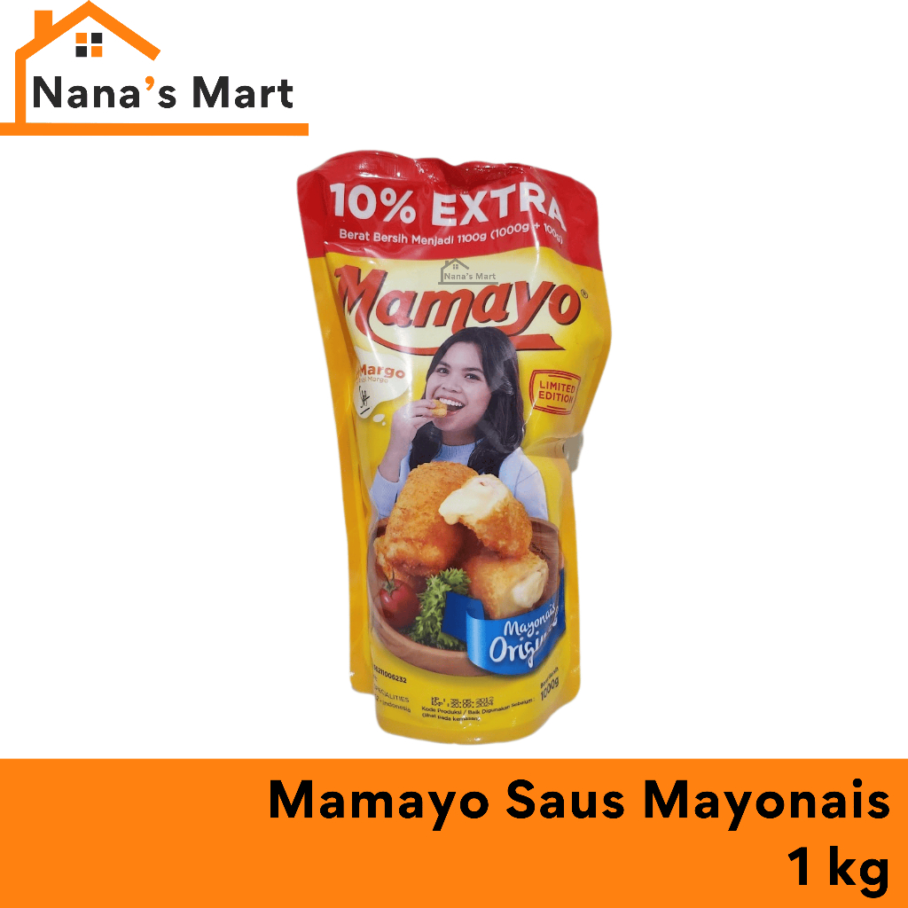 

MAMAYO SAUS MAYONAIS 1 KG/ Saus Mayo/Mayonaise/ Mayonnaise