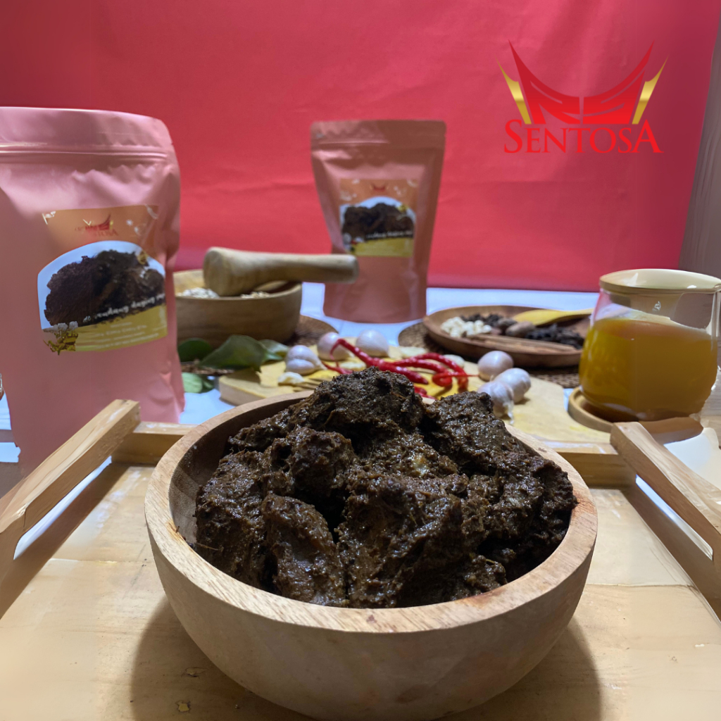 

Rendang Daging Sapi Makanan Instan Kemasan Lauk Siap Saji Halal 125 Gram