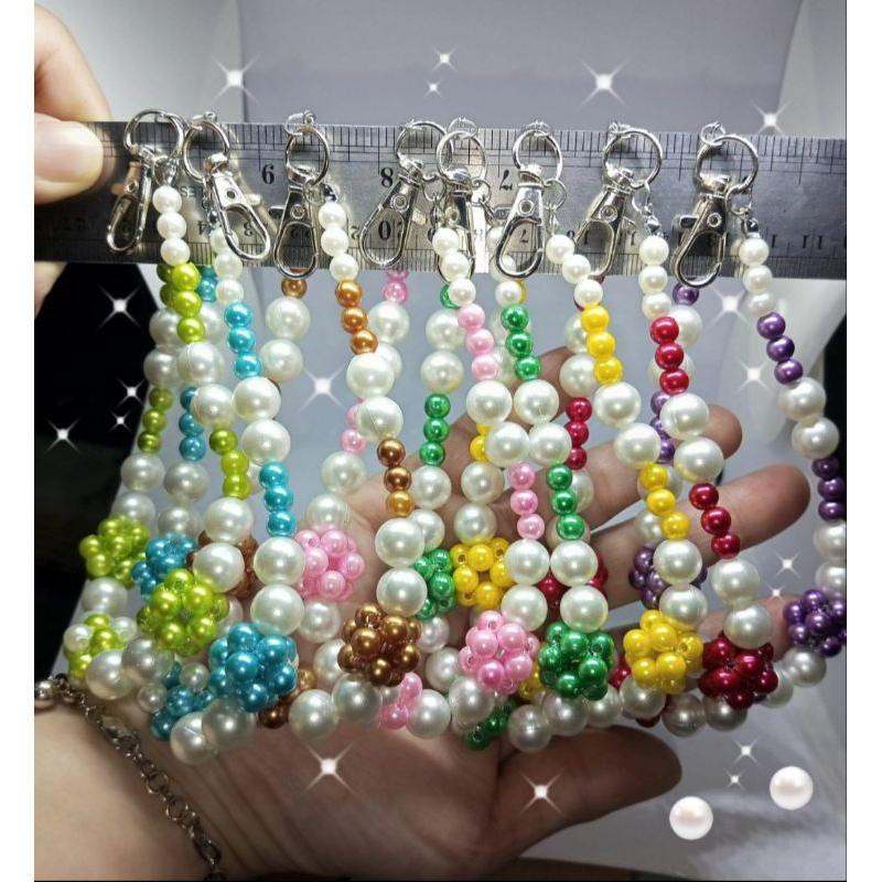 Gantungan HP atau Tas, Terbuat dari Mote Mutiara(dpt mika gantung HP)