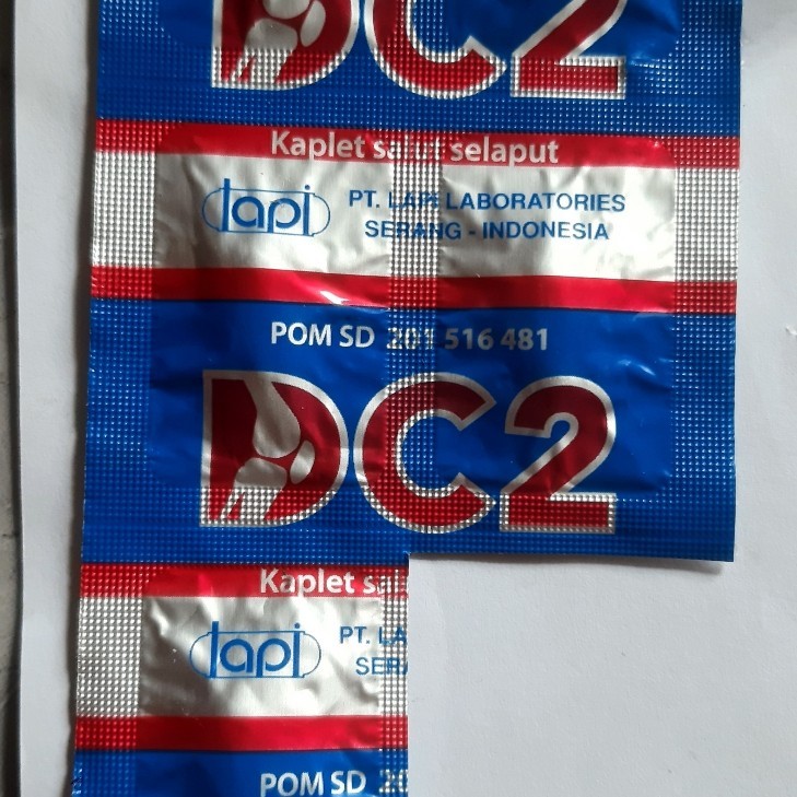 Dc2 vitamin tulang ecer/tablet
