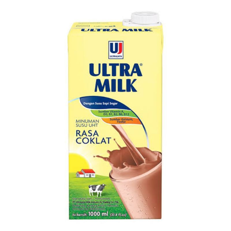 

SUSU ULTRA MILK Full Cream/Coklat 1 Liter