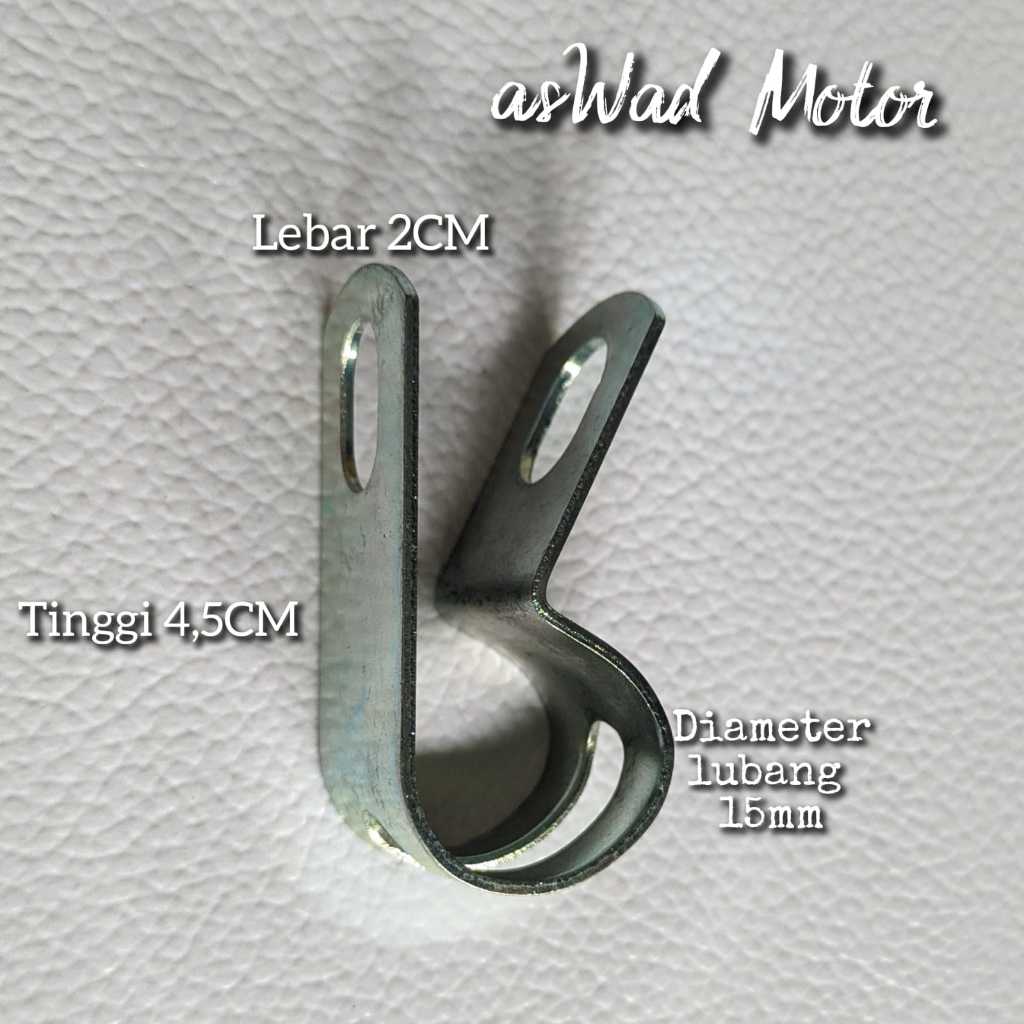 Kleman Tekuk Kabel Body Kendaraan Bermotor Universal / Breket kabel / Holder Tekuk / Klem KabelGrosi