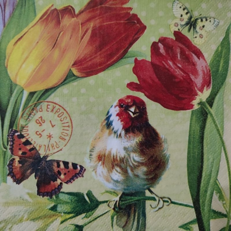 

TISSU NAPKIN DECOUPAGE EUROPE 33 X 33 CM