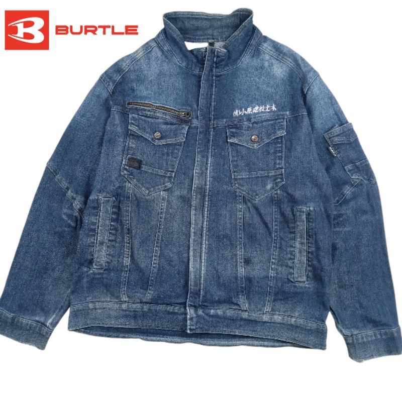 BURTLE - Jacket Denim Bahan Melar