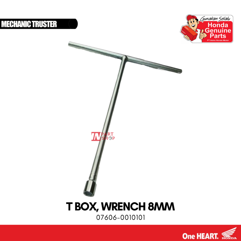 Kunci T 8 MM (T Box Wrench 8 MM) KOWA Original Honda / 76060-010101
