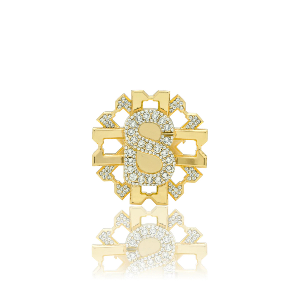 Buttonscraves Eraya Brooch - Gold/BUTTONSCRAVES/ BROOCH/ AKSESORIS