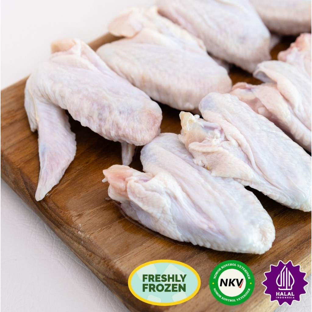 

Hona Farm Sayap Ayam Negeri Organik 500 gram Sayurbox