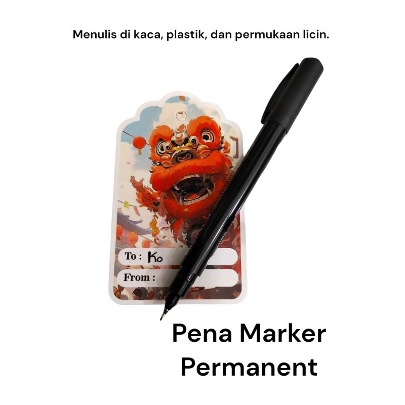 

Pena Marker Permanent / Menulis di kertas Glossy, Kaca, Permukaan licin, dll