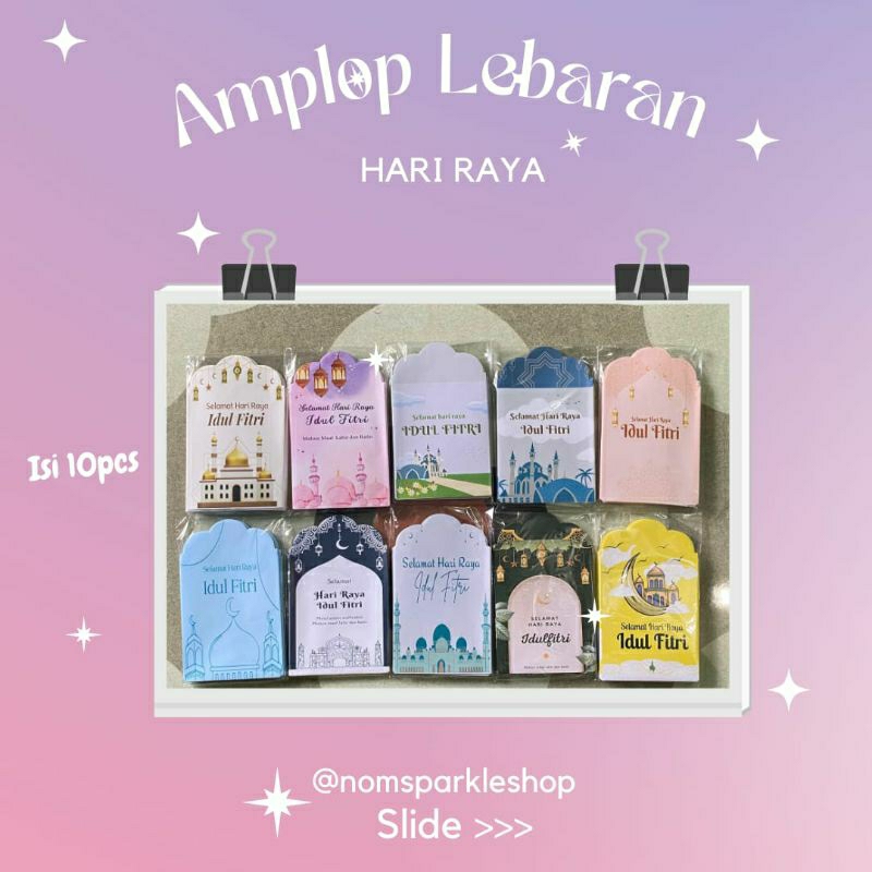 

Amplop Lebaran - Amplop THR hari Raya Motif Lucu Isi 10pcs Ukuran besar