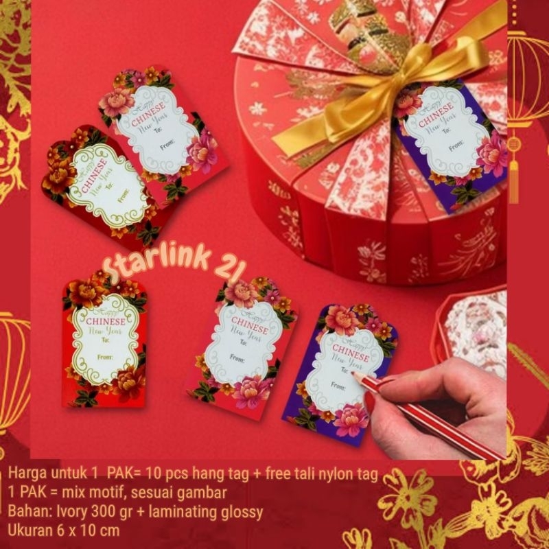 

HANG TAG IMLEK | Hang Tag Sincia | Kartu Gantung Hampers Imlek