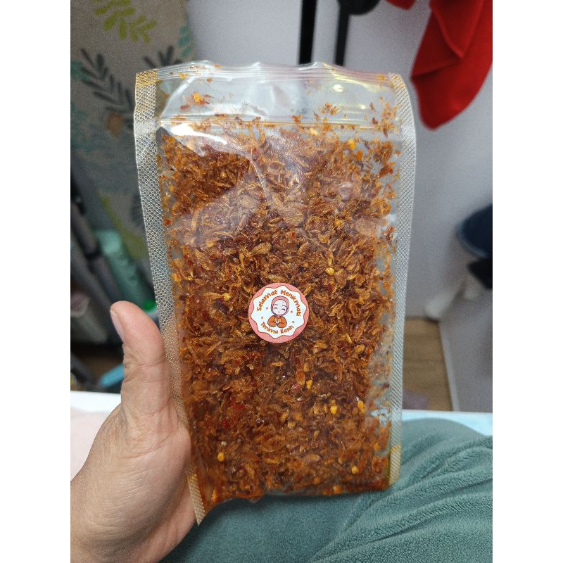 SIWANG [TERASI BAWANG GORENG] LAUK INSTAN PEDAS MANTAP HOMEMADE TANPA PENGAWET 100 GRAM