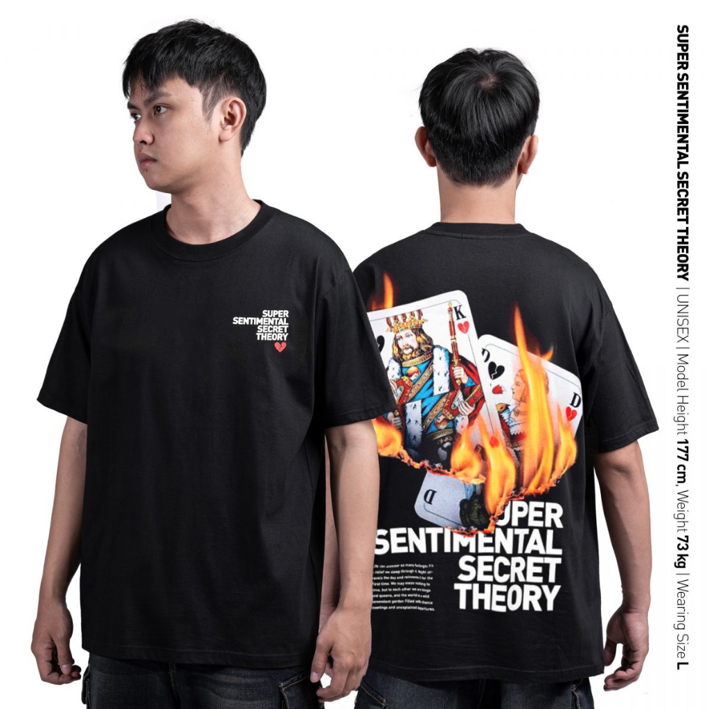 ASLI Kaos SSST Loveless Heavyweight T-Shirt Hitam