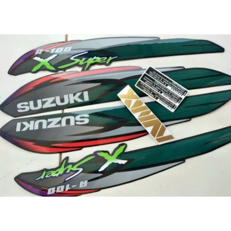 Striping suzuki a100 x super hijau