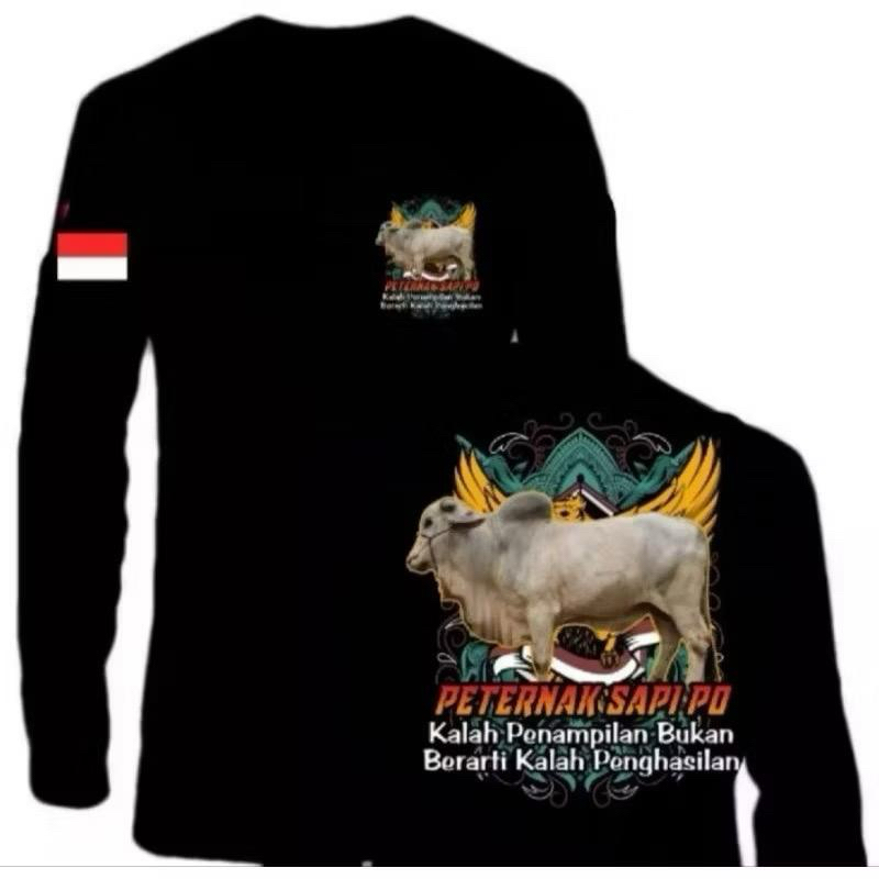 KAOS DISTRO PETERNAK SAPI PETERNAK SAPI PD LENGAN PANJANG