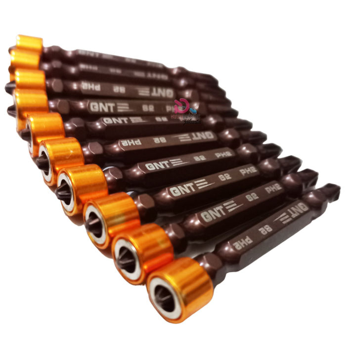 5 Pcs Mata Obeng Angin Obeng Gypsum Ph2 X 65Mm Mata Bor Mata Screw Driver - Obeng Skrup Plus+