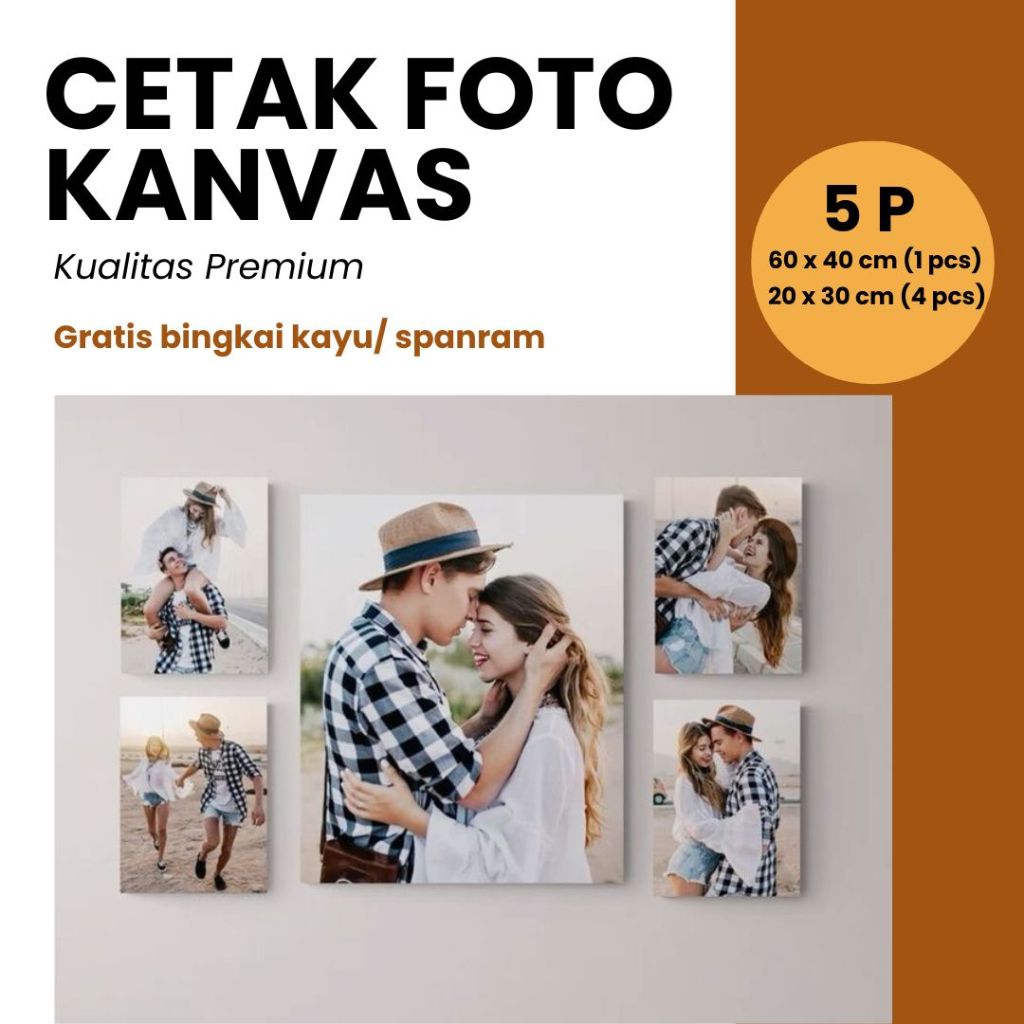 Cetak Foto Kanvas Foto Kanvas Cetak Foto Dinding Kanvas Foto Print Canvas Foto 5 PIECES