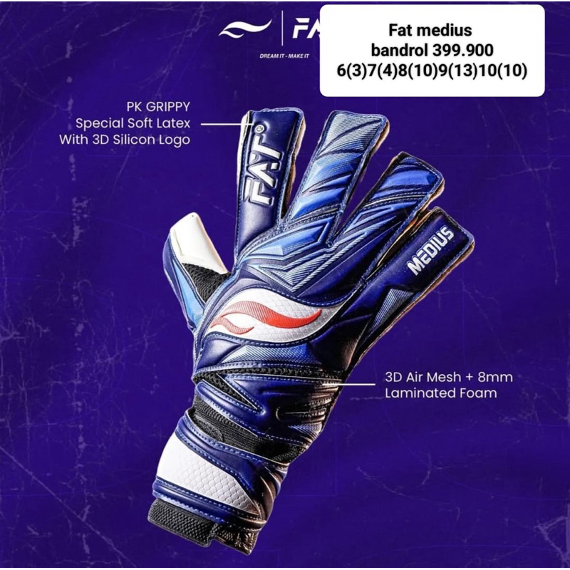 SARUNG TANGAN KIPER FAT MEDIUS