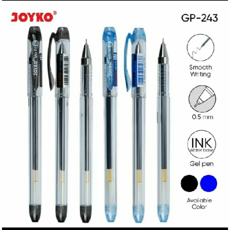 

GEL PEN PULPEN PENA JOYKO GP-243 WHIZ GEL 0,5 MM