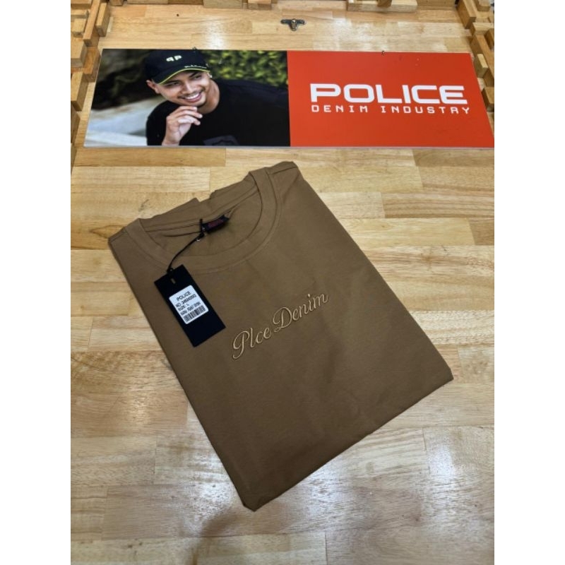 Police Denim T-Shirt ORIGINAL 100% | SPANDEX TEBAL