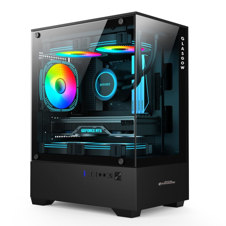 Casing Maxuss Black Panther Glasgow + Free 3 Fan Case RGB
